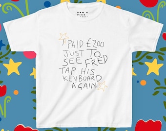 I Paid 200 Quid Just To See Fred Tap His Keyboard Again Crop Top - Funny House Music DJ Cropped Shirt - Festival Club Rave Baby Tee for Her