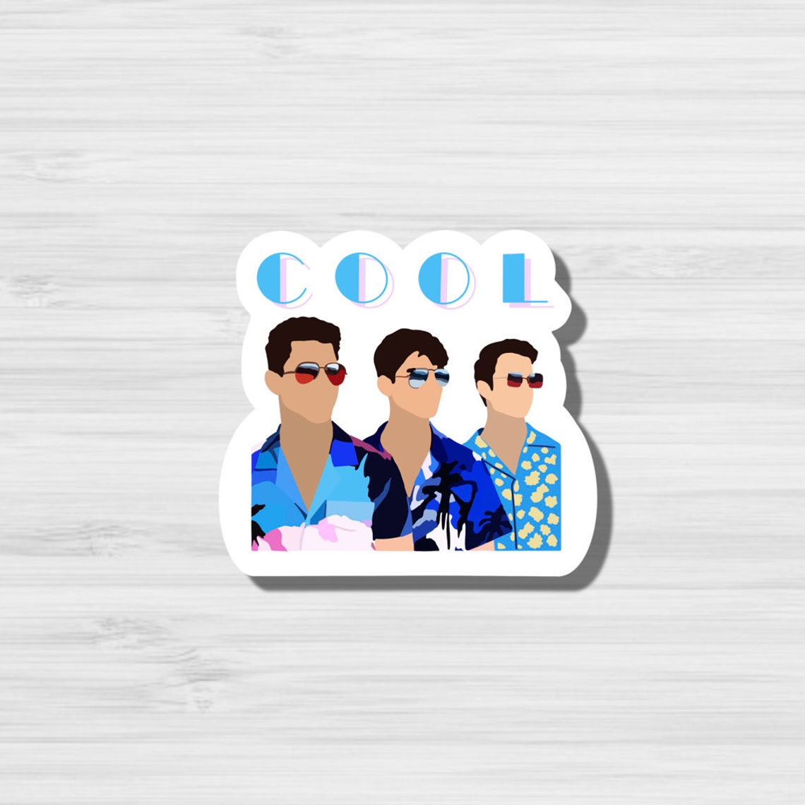 Jonas Brother Cool Vinyl Sticker Nick Jonas Sticker Joe | Etsy