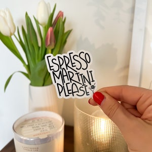 Vinylsticker Espresso Martini Please