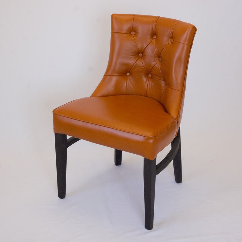 Leather Dining Chair - Etsy UK