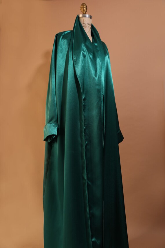 1970s Emerald Silk Kaftan