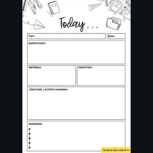 Curriculum Planner GGS Weekly -Daily planner