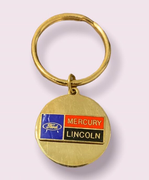 Vintage lincoln shop keychain