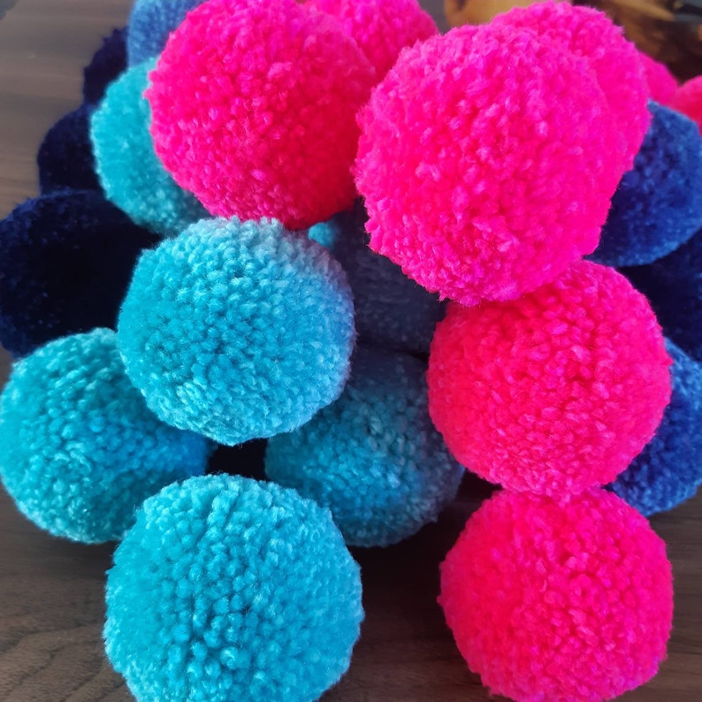Yarn pom poms pick and mix 4cm in size Etsy