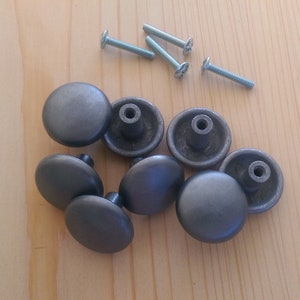 Metal Drawer Pulls - Pewter Finish - 8 per set