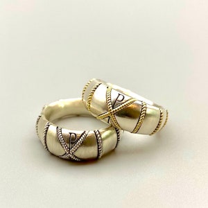 XP (Chi Rho) Rosary Ring