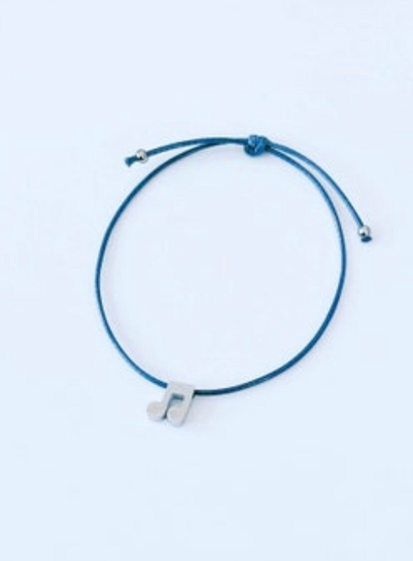 Louis Vuitton x UNICEF Lockit Blue Cord Sterling Silver Charm Bracelet  Louis Vuitton