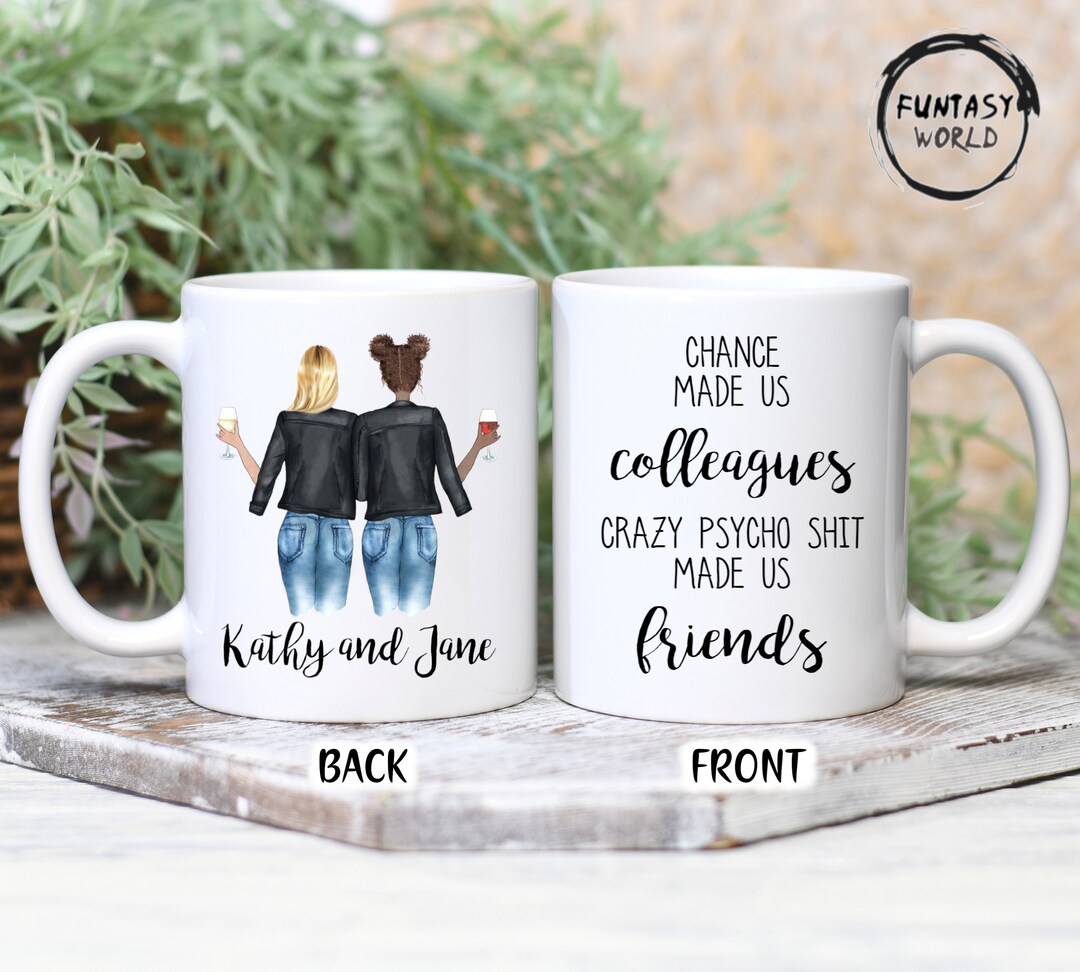 Funny Coworker Mug Chance Made Us Colleagues Mug Coworker Christmas Gift Office Mug Gift for