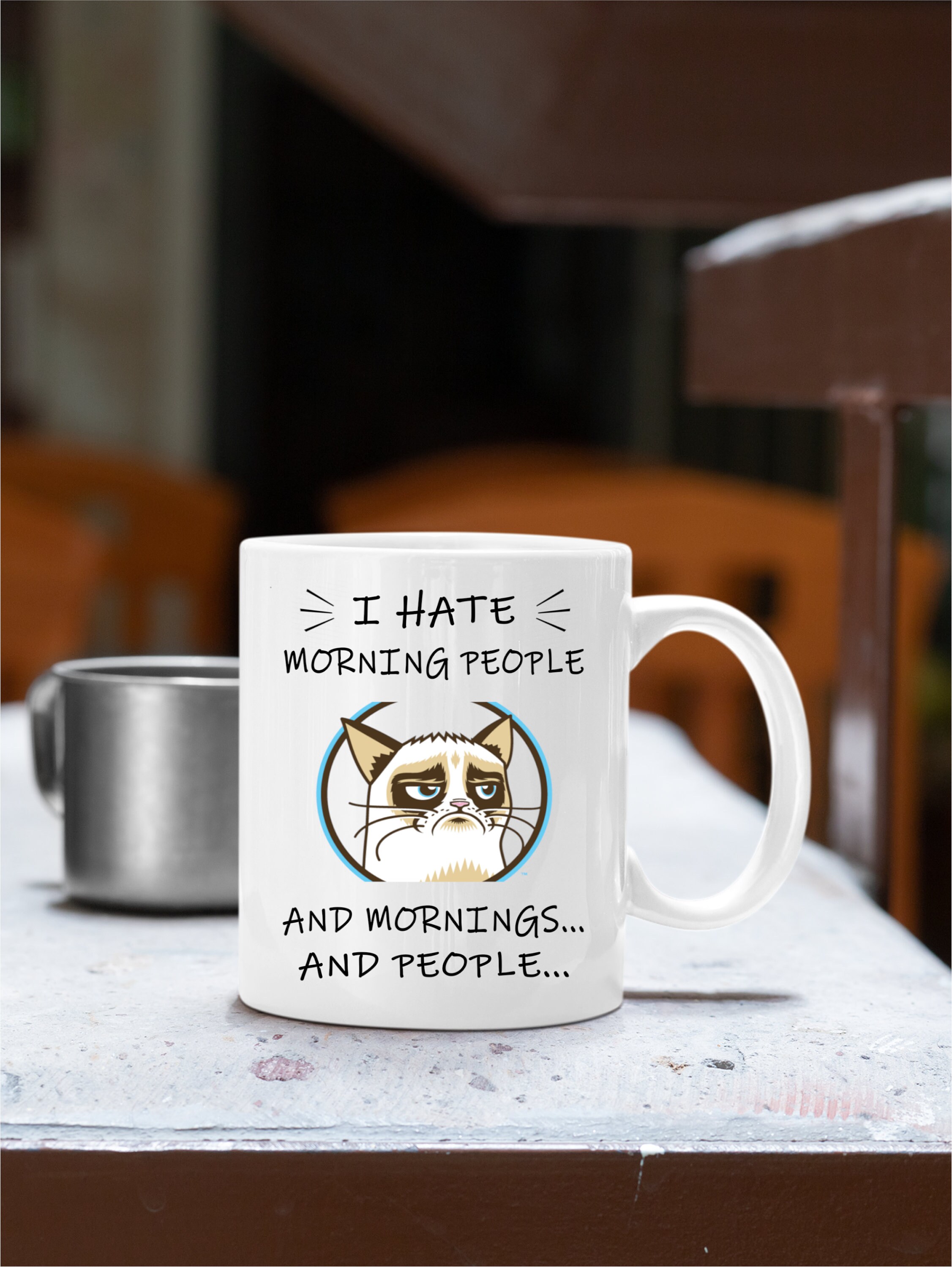 Discover I Hate Morning People Or mornings Or People Tasse