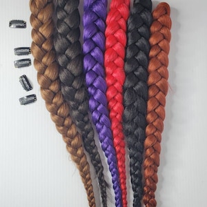 clip in braids 20&quot; 1 color