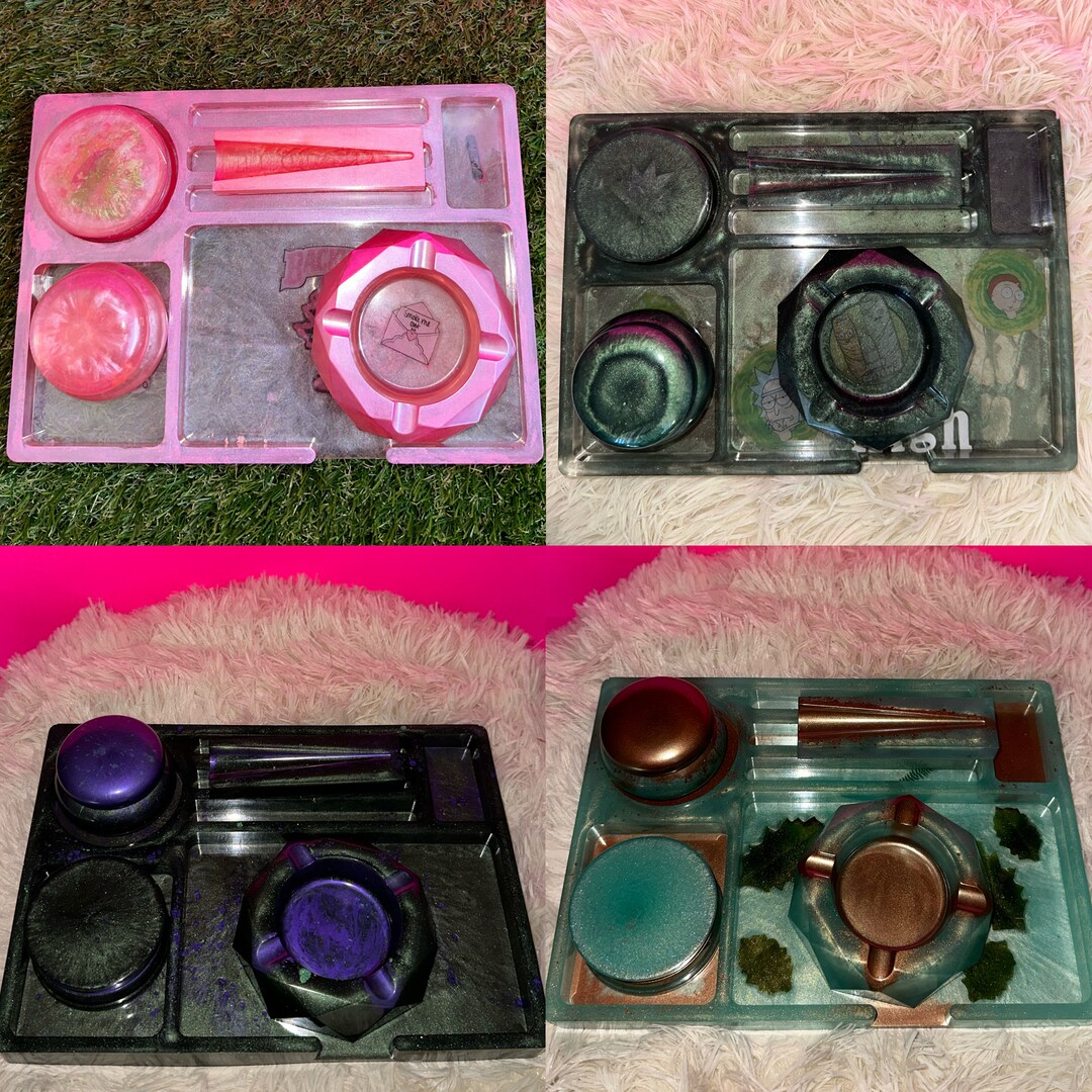 Resin Rolling Tray Sets Etsy