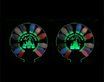 Disney Castles Inspired Custom Engraved LED MagicBand Holder