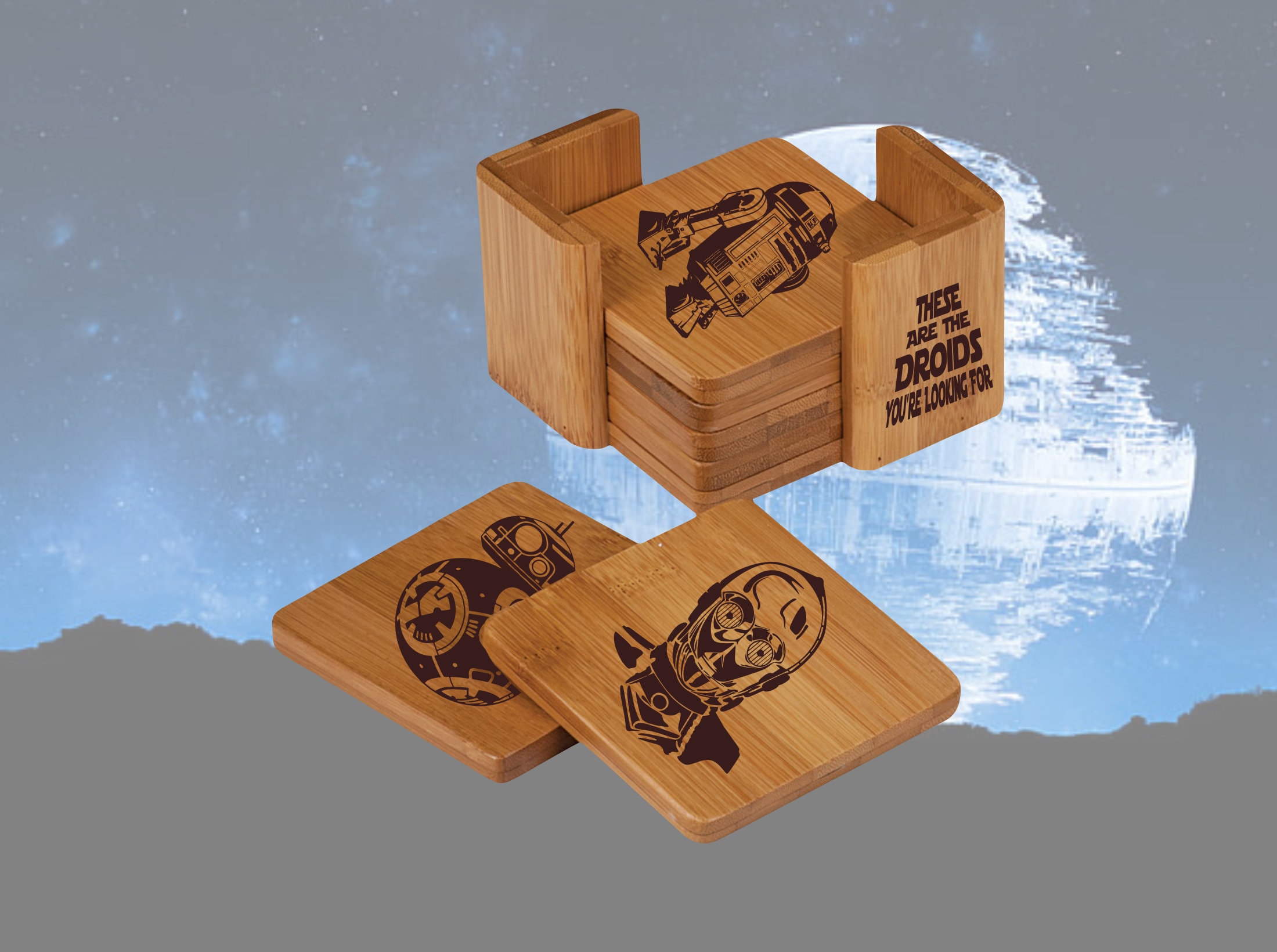 Star Wars These Are the Droids You're Looking for Engraved - Etsy