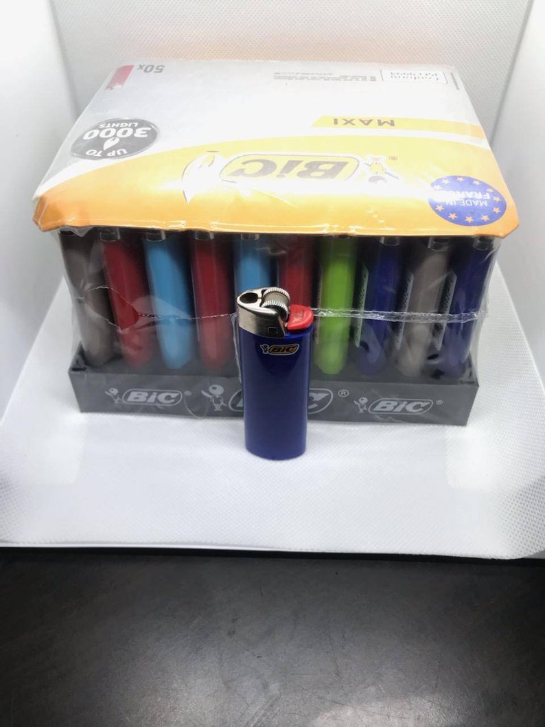 Quality Bic lighters Sold in set of six lighters.Plain colors or New edition colors Mix colors . Durable over 3000 light. .Made in France . image 1