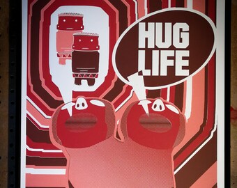 Poster A3 "HUG LIFE"
