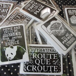 Pochette de 12 stickers