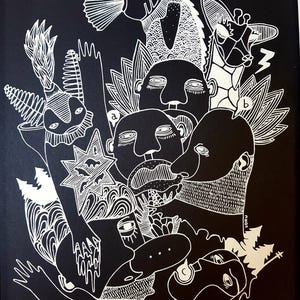 BALANCE / Screen printing / Poster 21x29.7cm