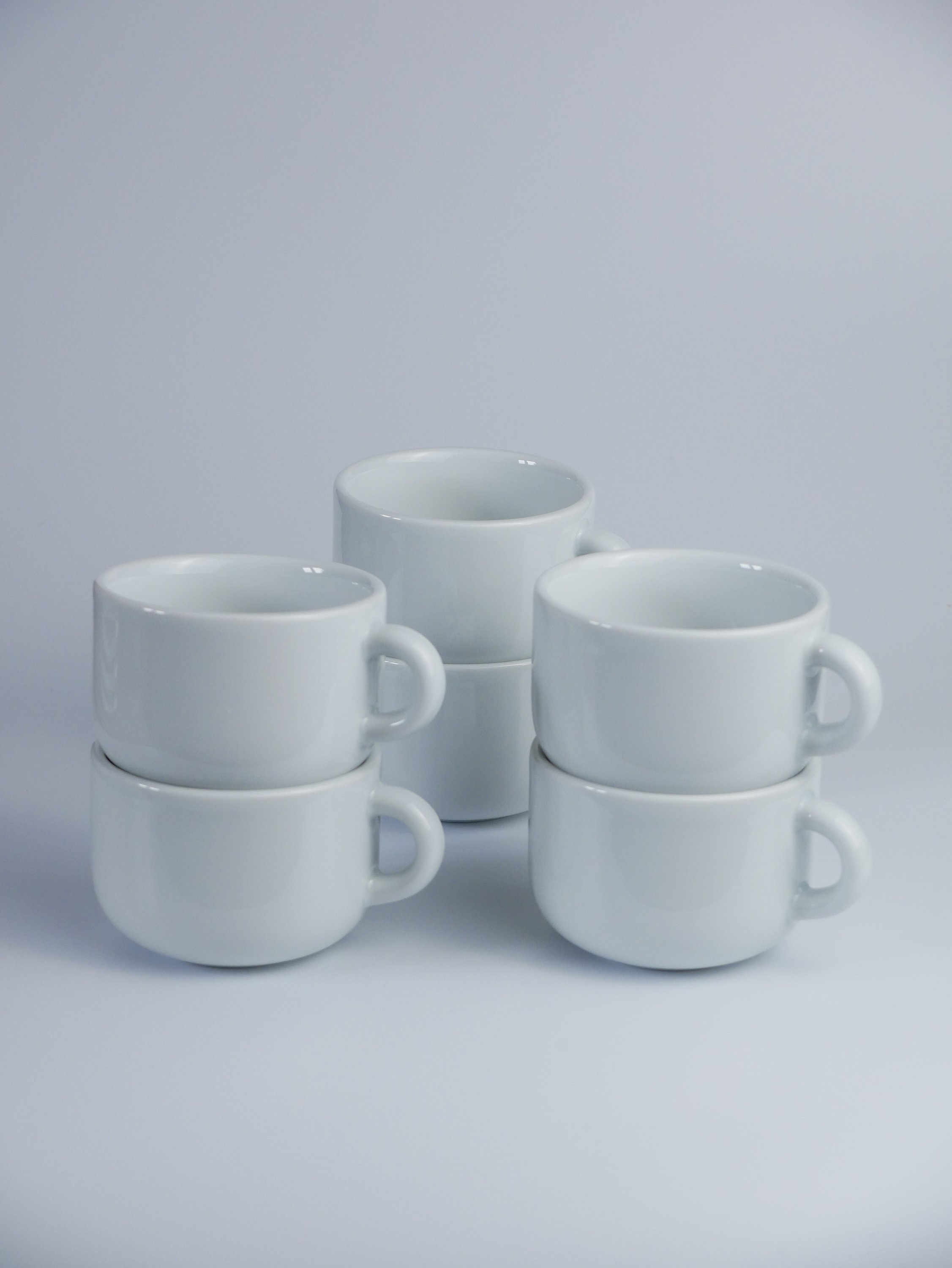 Retro IKEA RONDO Cups & Saucers . 00s . White Etsy