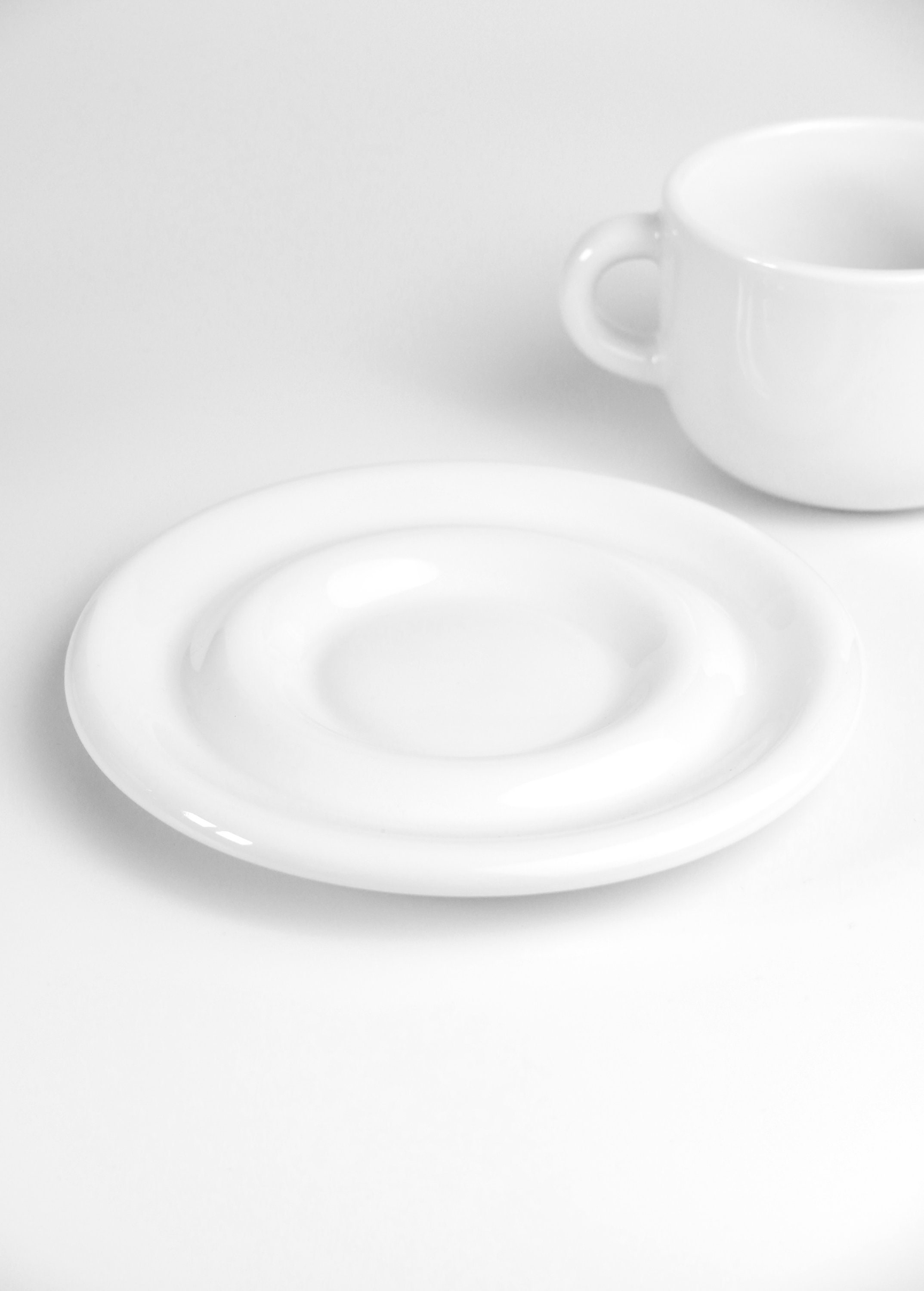 Retro IKEA RONDO Cups & Saucers . 00s . White Etsy