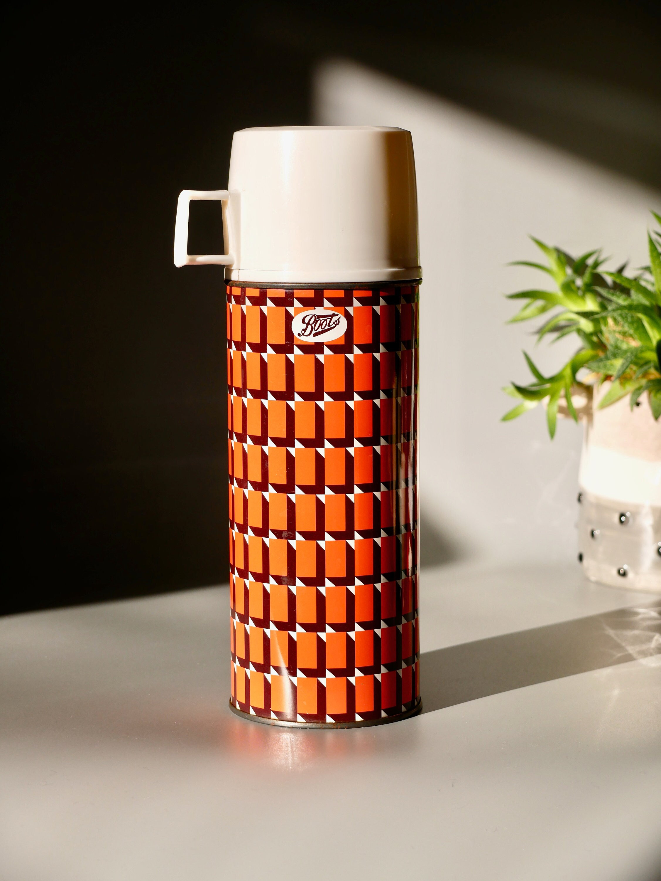 Small 60s 70s Vintage Boots Thermos Flask 450ml Etsy UK