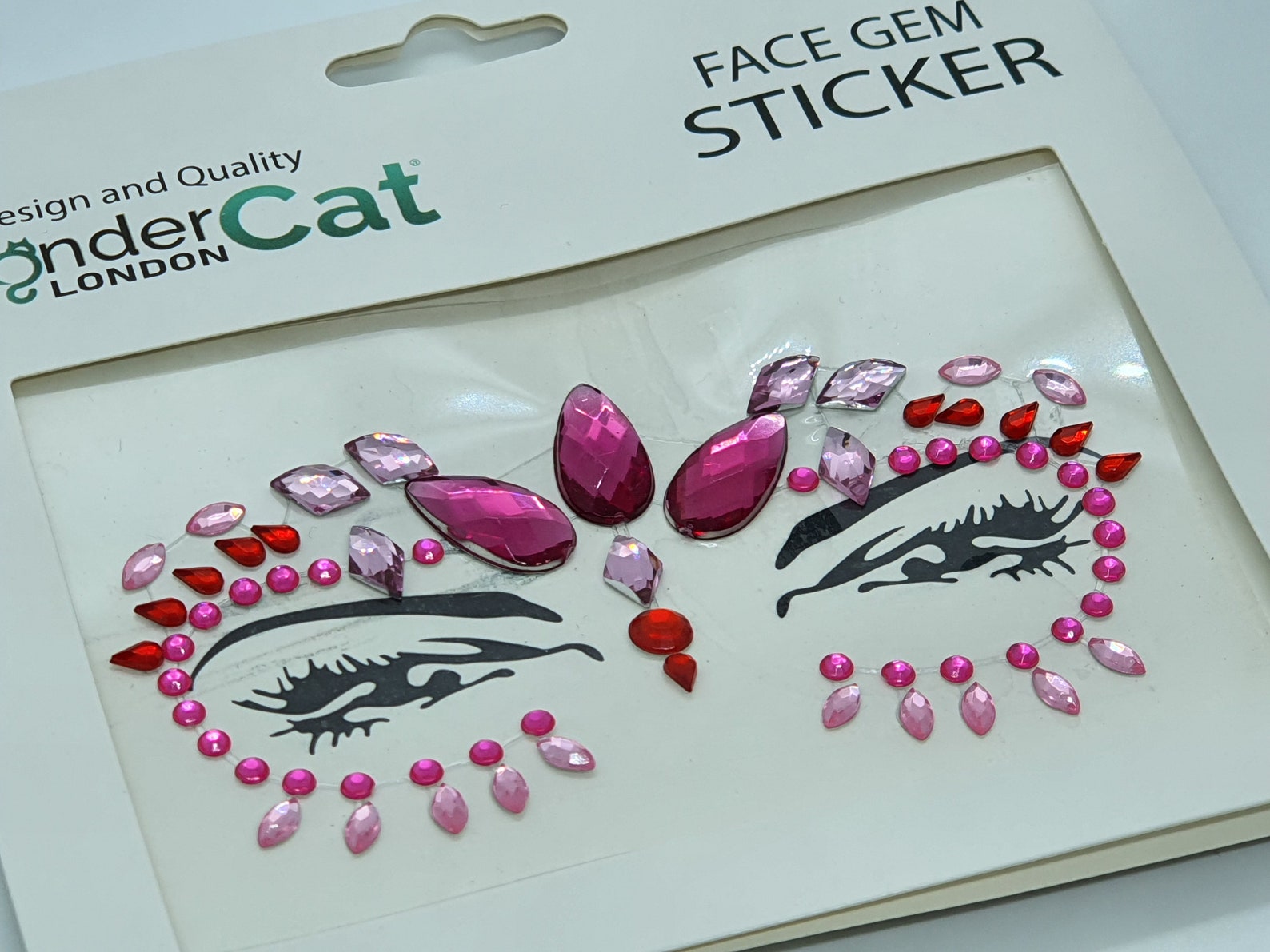 Face Gems Adhesive Glitter Jewel Tattoo Sticker Festival Rave Etsy