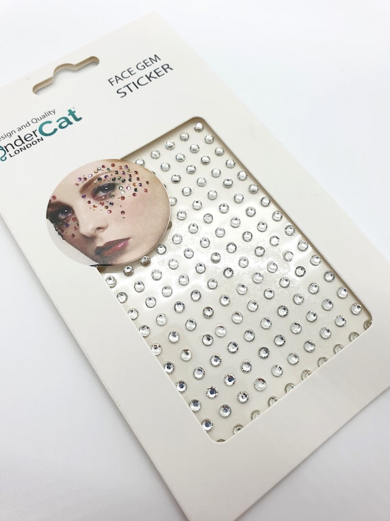 Face Gems Adhesive Glitter Acrylic Jewel Sticker Festival Party