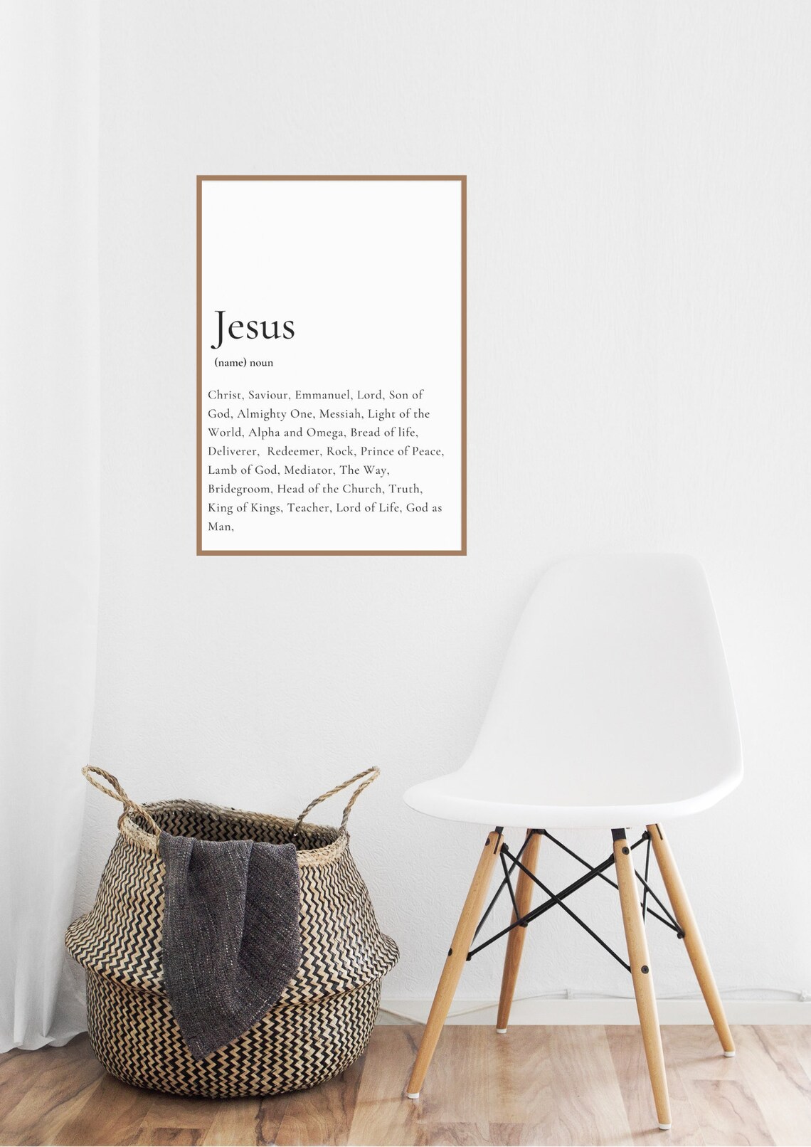 Jesus Name Print Christian Wall Art Download Etsy