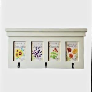 Botanical Themed Towel Rack Key Rack