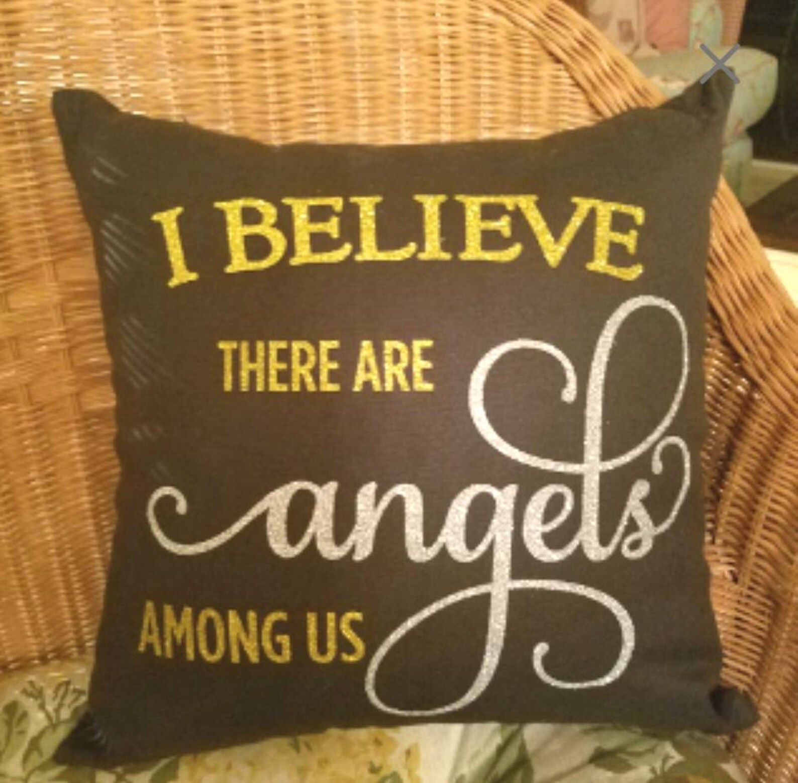 I Believe There Are Angels Among Us Throw Pillow Toss Pillow Etsy