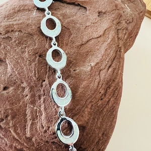 Bracelet/White opal bracelet/ Inlay bracelet/ Southwestern Opal bracelet/Sterling silver white opal bracelets/Southwestern jewelry