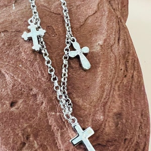 Cross Bracelet/White Cross bracelet/ Inlay bracelet/ Cross Opal bracelet/Sterling silver white opal cross bracelets/Southwestern jewelry