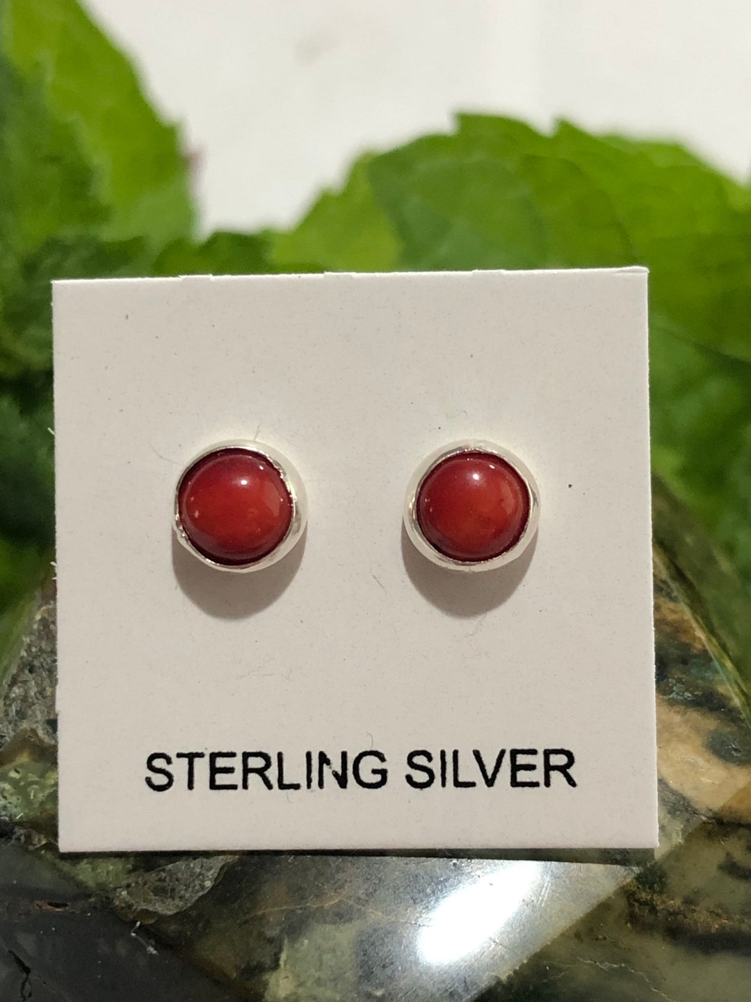 Treasure Island Charms 925 Sterling Silver Turquoise Stud Earrings – 4mm Round Bezel Set