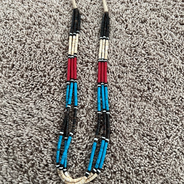 Multi-Strand Beaded Necklace - White main image 0