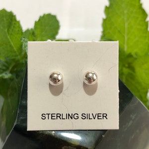 4mm ball post/silver dots earrings/Dots silver earrings/silver small dots earrings/Made in USA