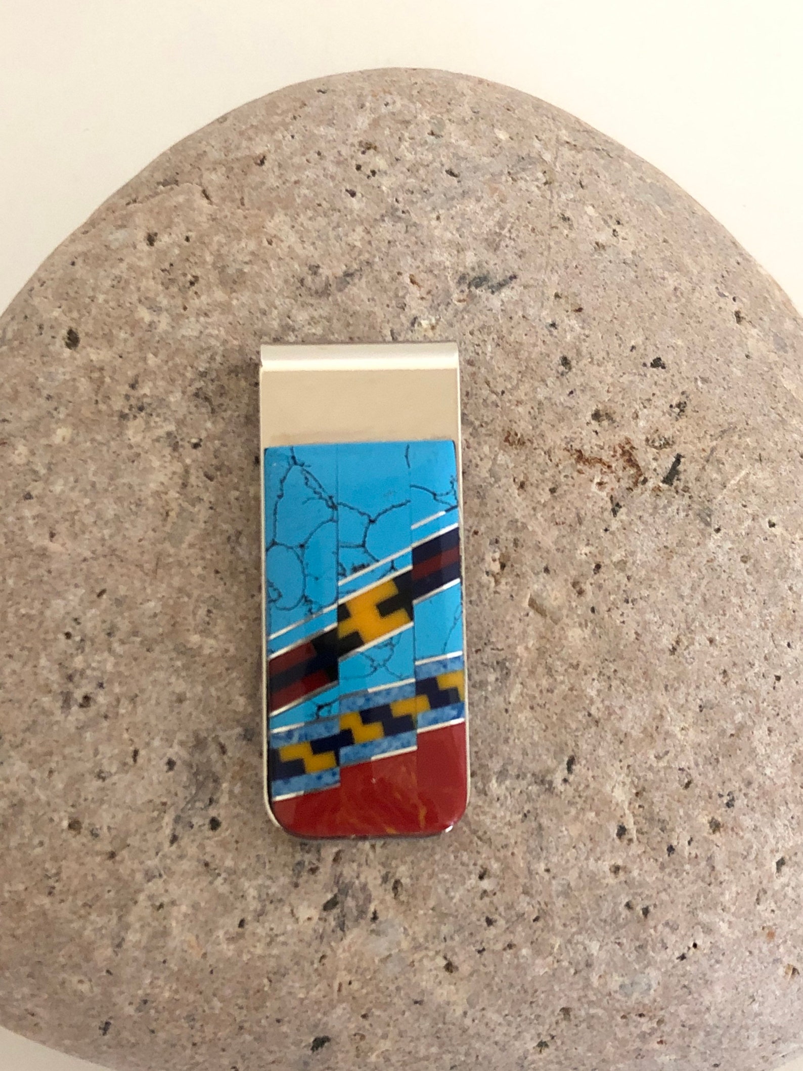 Money Clips/turquoise Inlay Money Clip/inlay/gift/southwestern Etsy