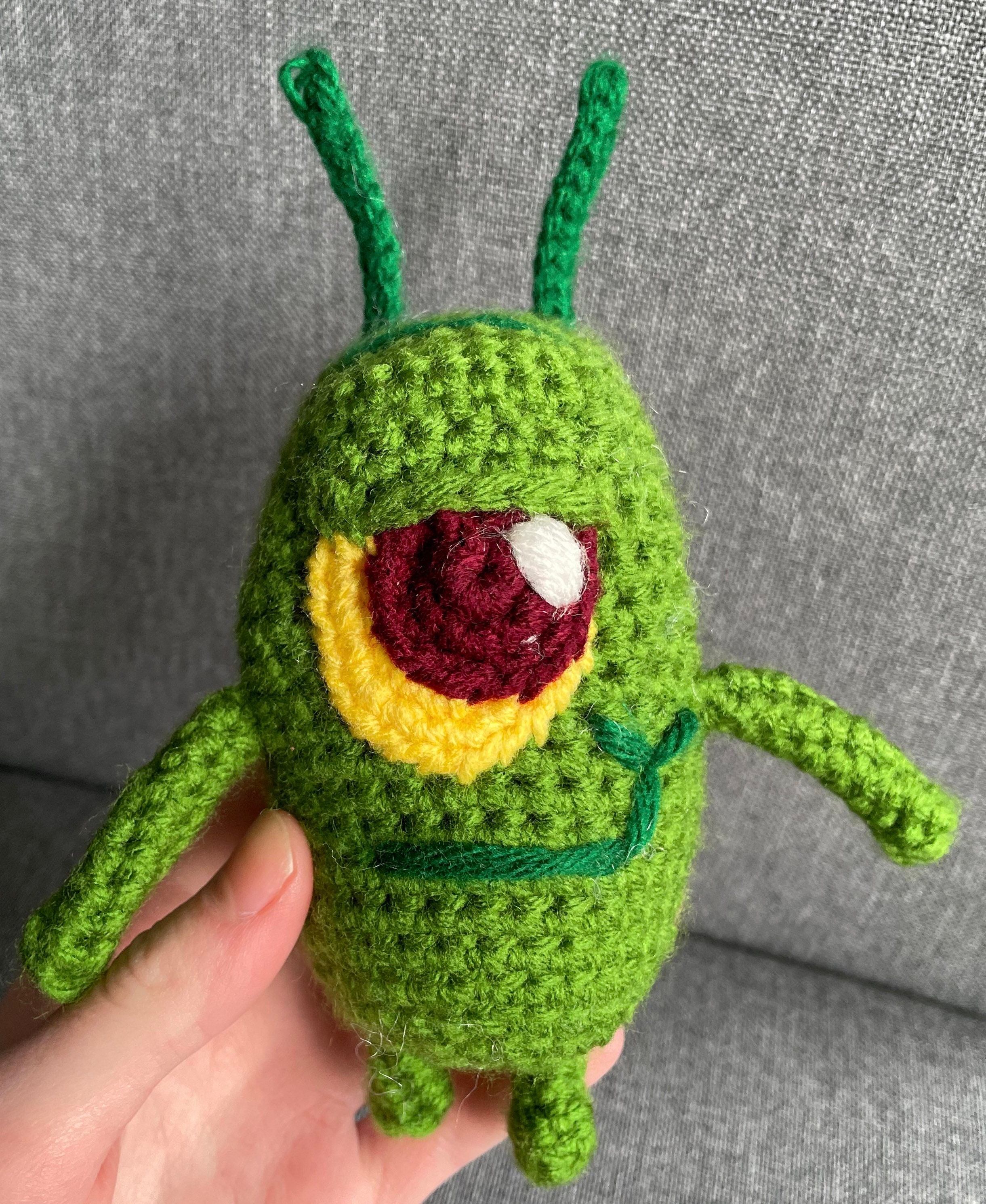 Plankton Crochet Pattern Etsy