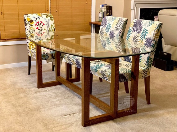 Custom Solid Wood Table Base Walnut Custom Solid Wood Table Base Walnut, Custom Wood Dining Table Bases