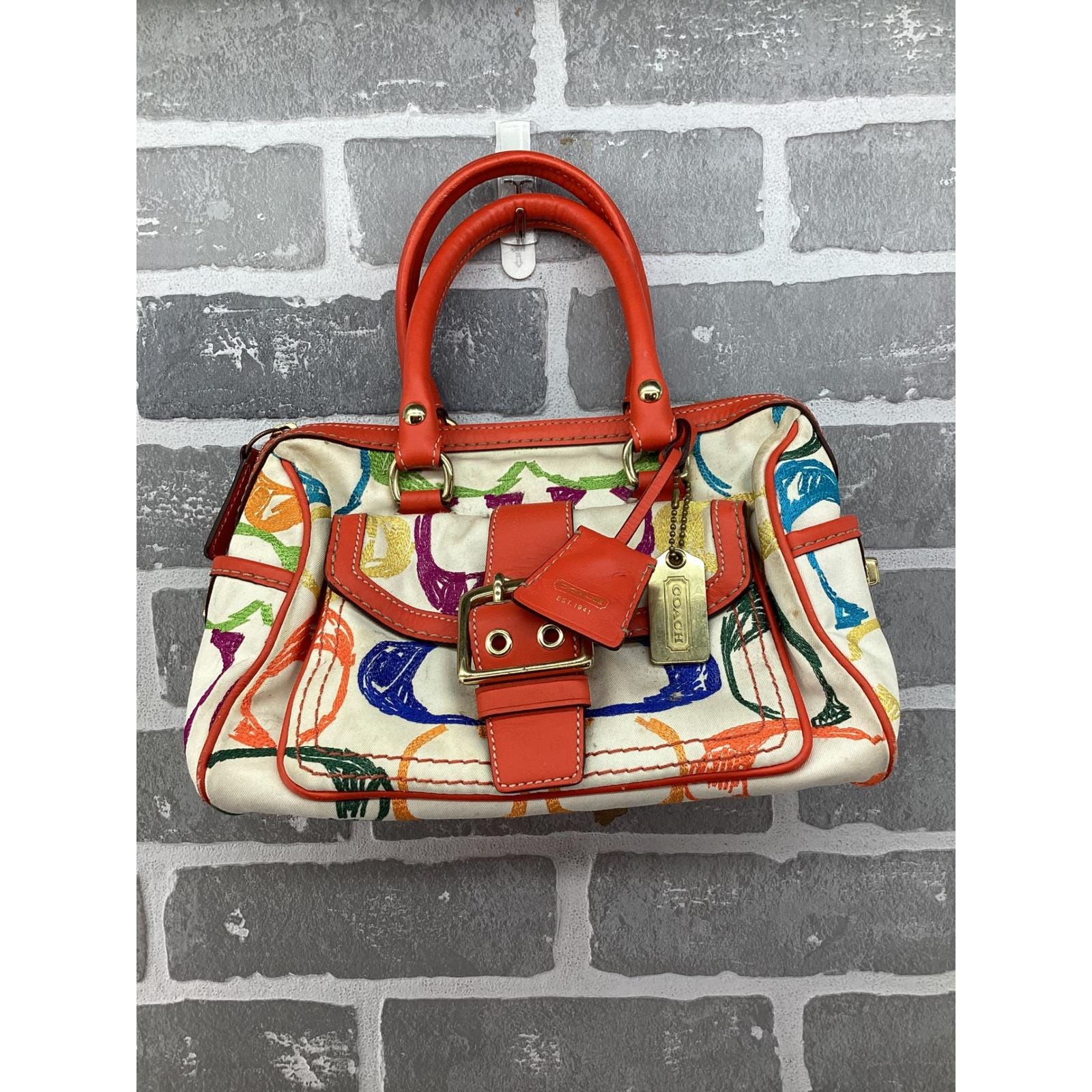 Scribble Coach Bag - Etsy