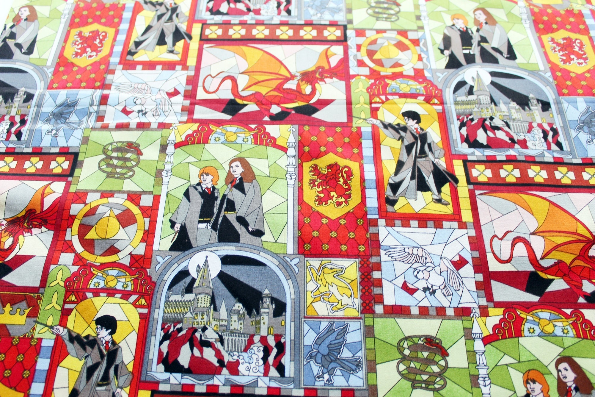 Harry Potter Licensed Fabric 100% Cotton Fabric Quilting | Etsy