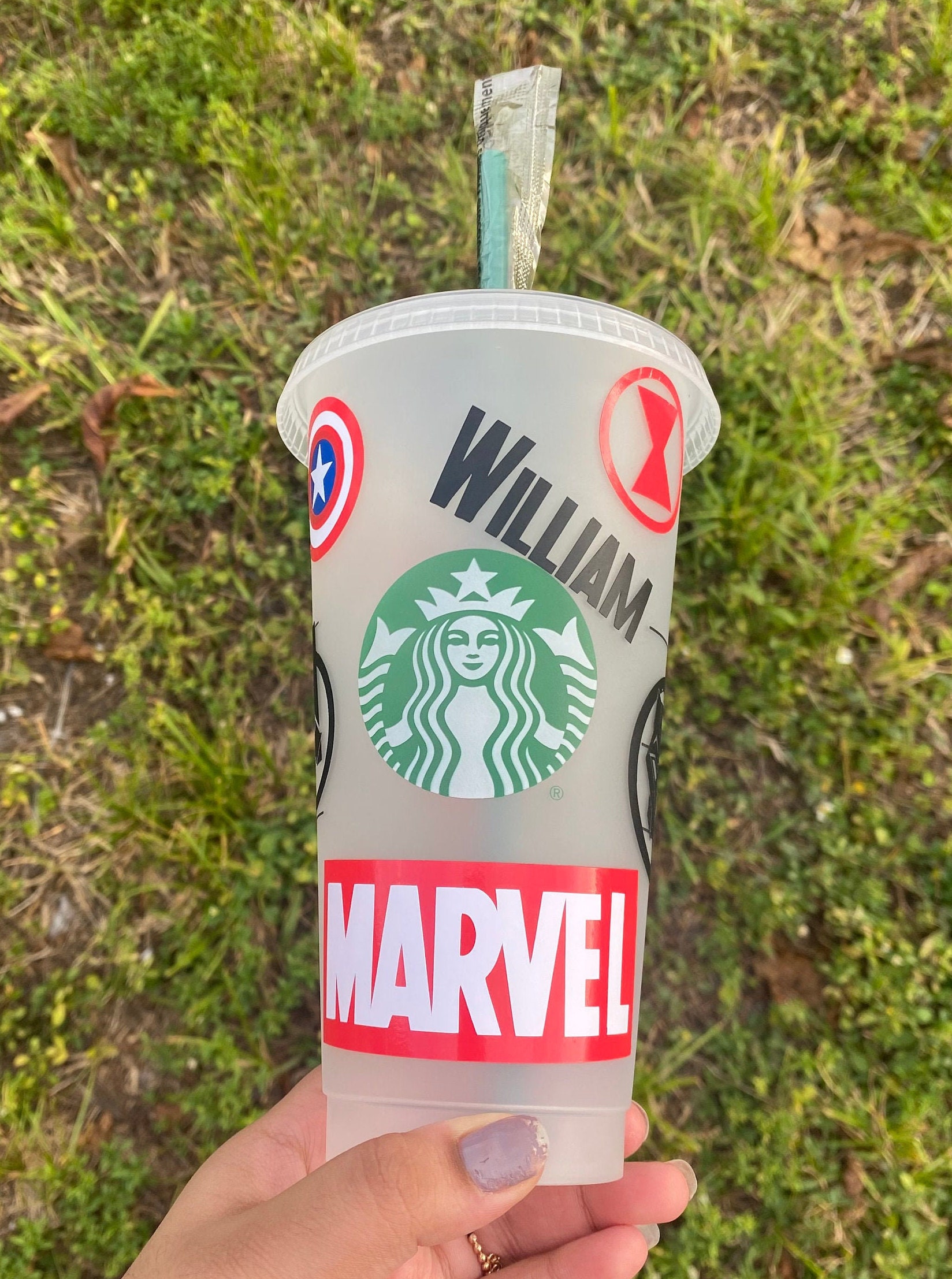 Avengers Custom Starbucks Cup