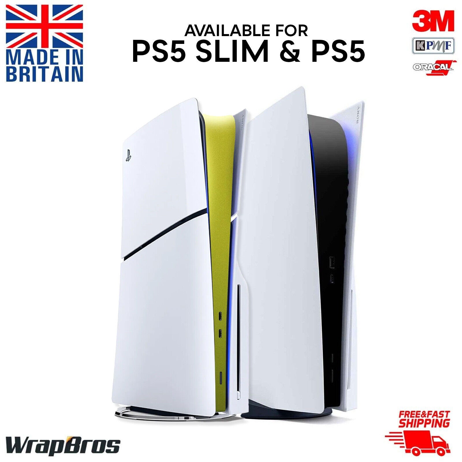 Face Plates Cover Shell Front Back Panels for Playstation 5 Slim PS5 Slim  Console Faceplate Protective