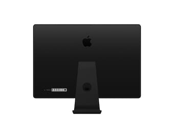 Apple iMac 27-inch 2012-2020 Matte Matt Black Vinyl Wrap Skin