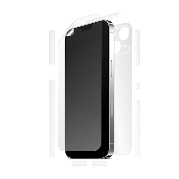 Apple iPhone 15 Pro Max, 15 Plus, 14 Pro Max, 13 Pro, 12 Pro Max Mini  película de TPU de piel transparente, envoltura invisible de cuerpo  completo, autocuración -  España