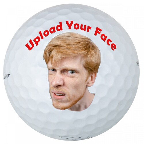 Pack of 4 your Face Golf Balls Pack of 12 Etsy