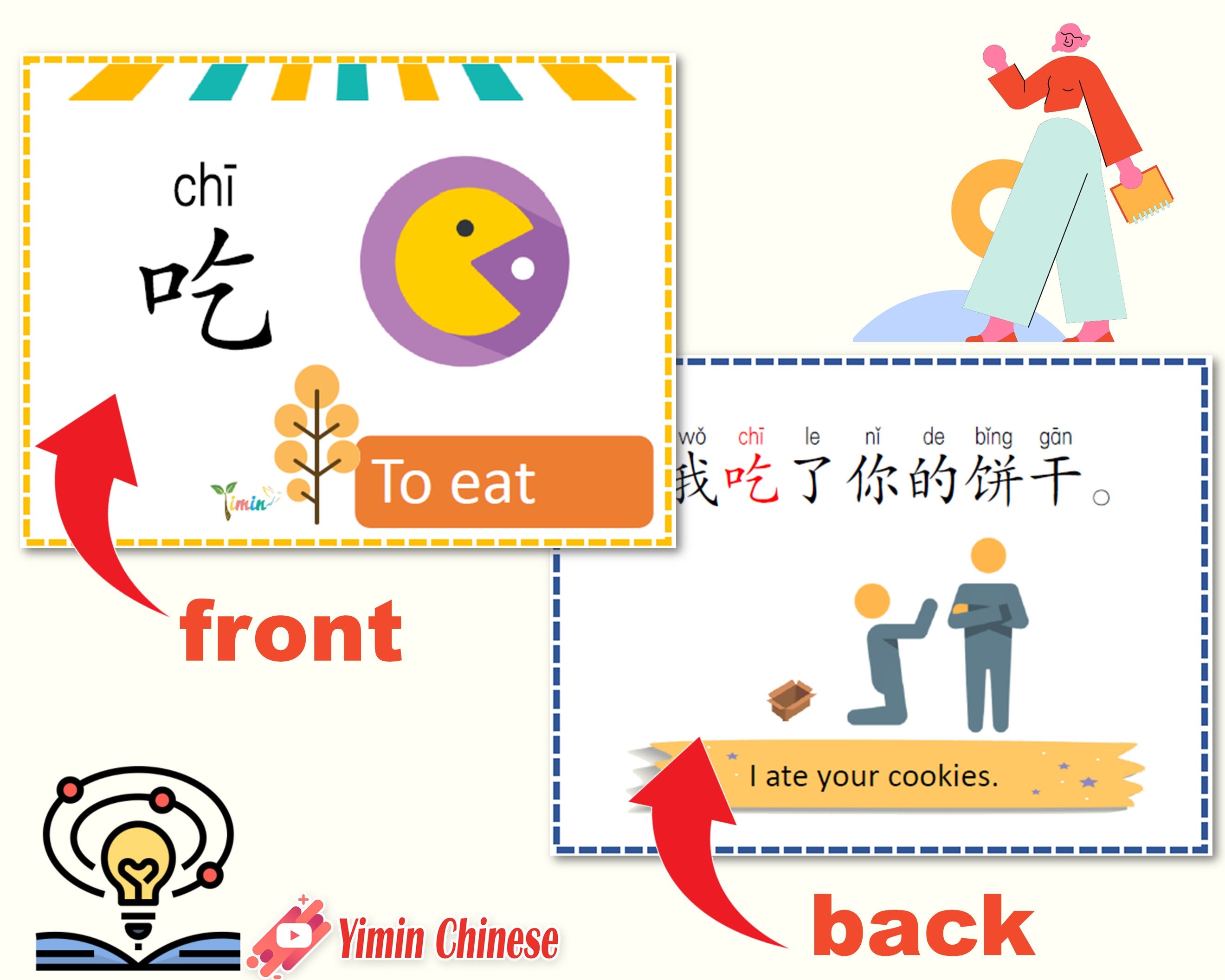 200 essential Chinese verbs flashcardsaudiodouble Etsy
