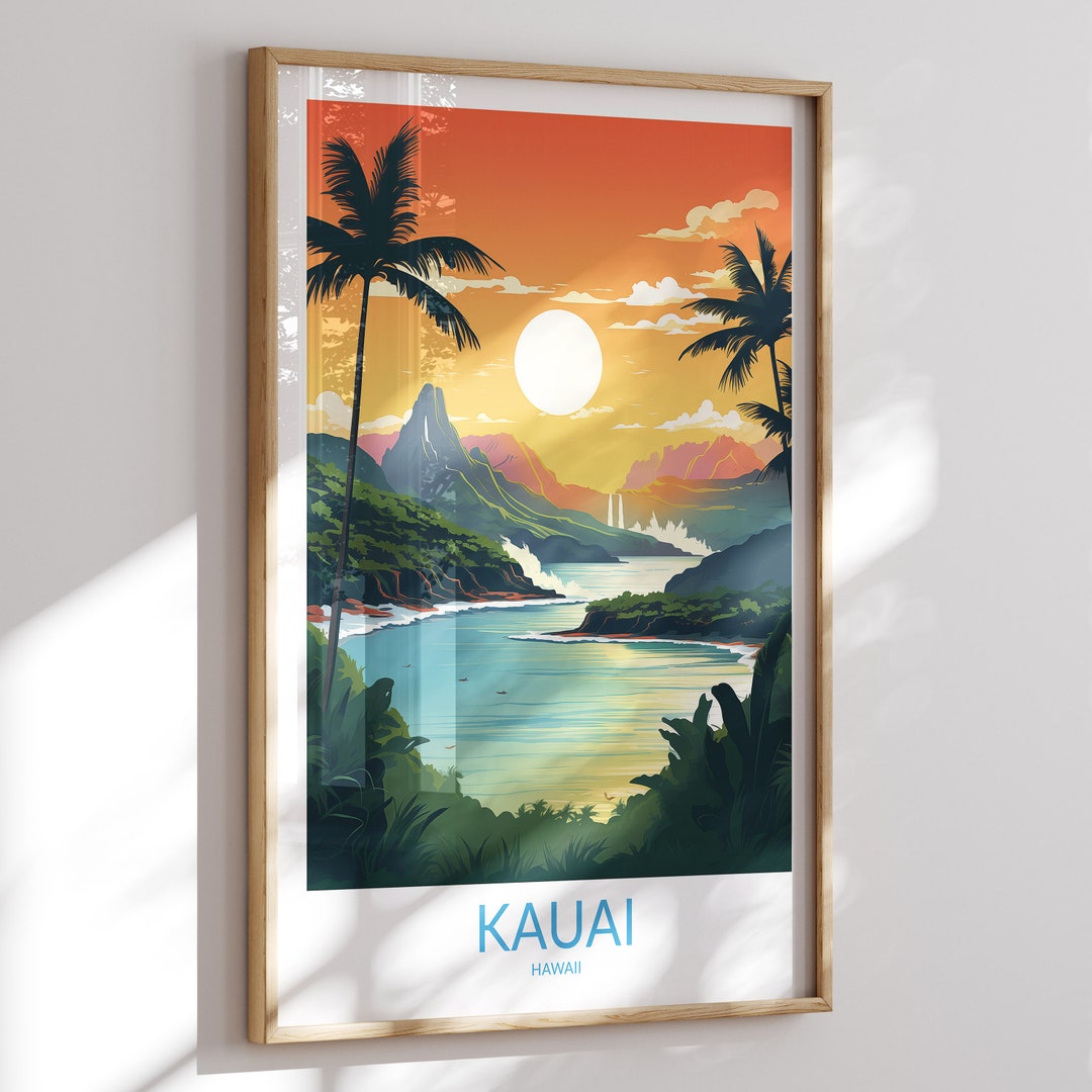 Kauai Print No 2, Kauai Poster, Kauai Wall Art, Kauai Art Print, Kauai