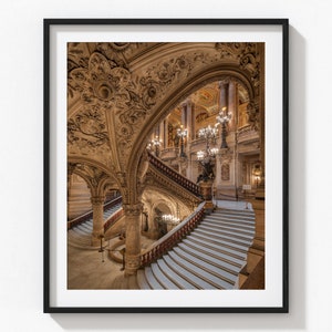 Palais Garnier Photo Print, Opera Architecture Poster, Wall Art from Paris, France