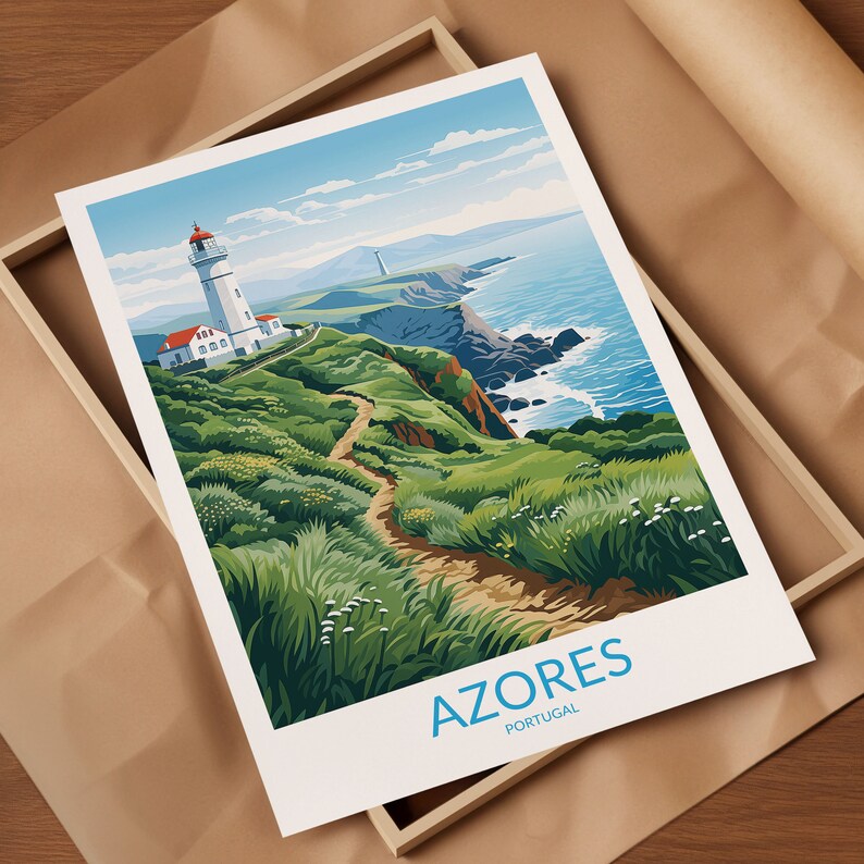 Azores Print, Azores Poster, Azores Wall Art, Azores Art Print, Azores