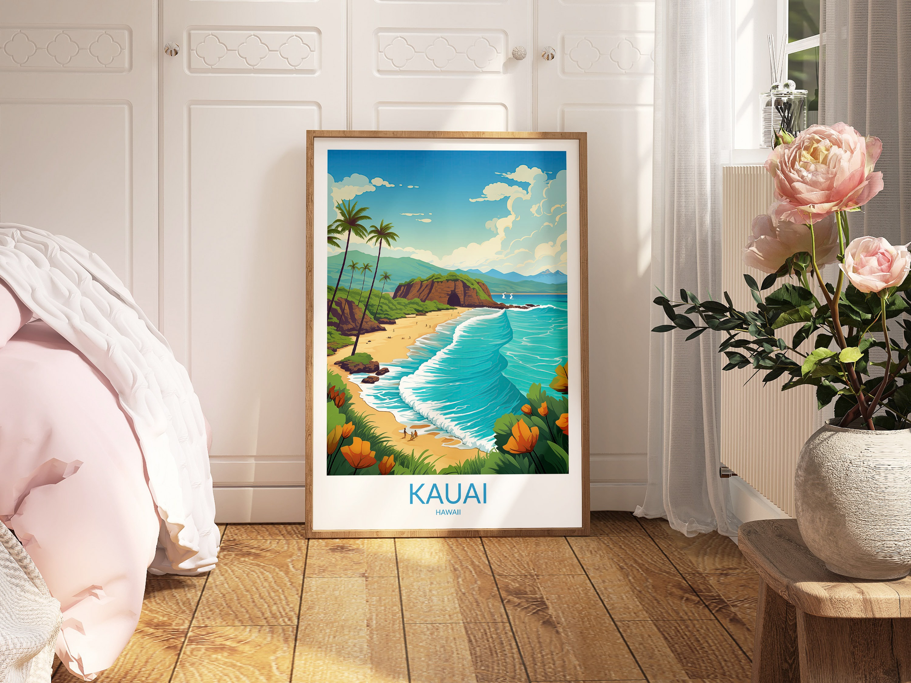 Kauai Print, Kauai Poster, Kauai Wall Art, Kauai Art Print, Kauai Artwork, Kauai Travel Gift