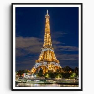 Impresión de viaje de París de la Torre Eiffel, cartel de París, impresión de la Torre Eiffel, impresión de arte original, arte de la pared de París, foto de París, decoración de la pared, Francia